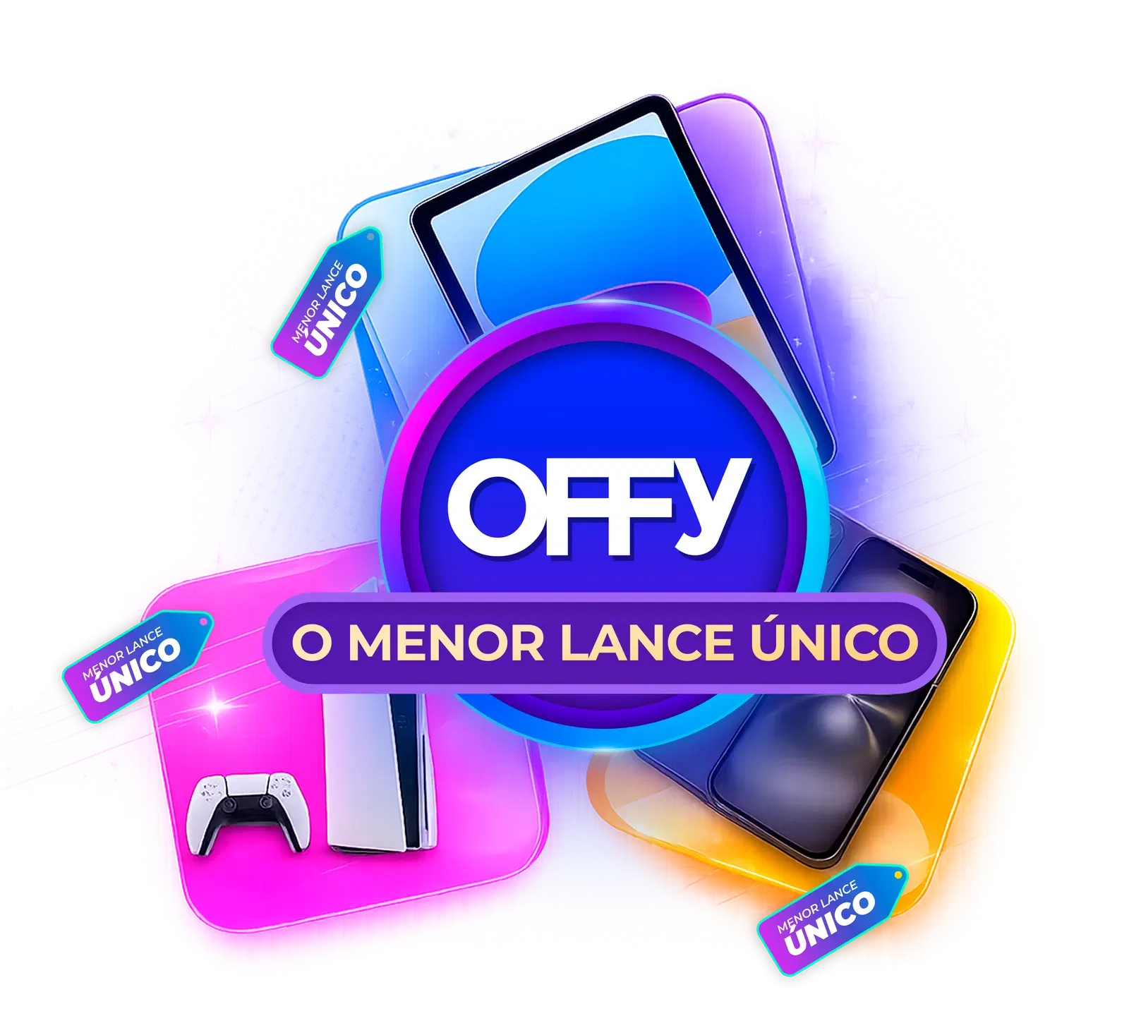 Arte principal da home Offy
